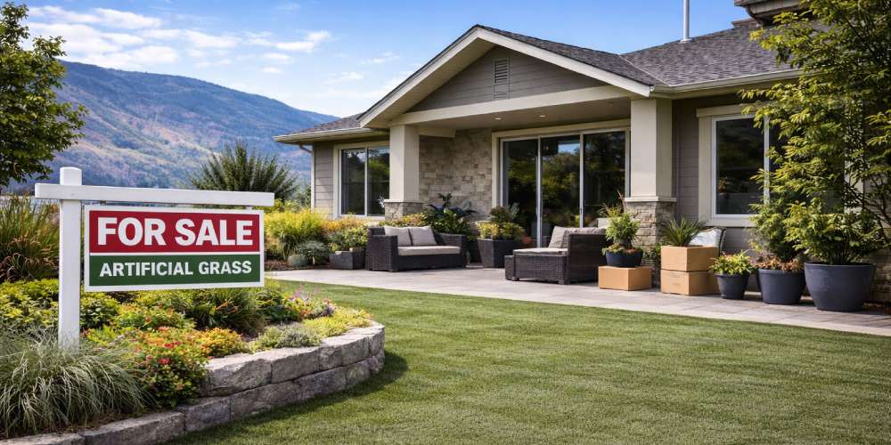 artificial grass curb appeal