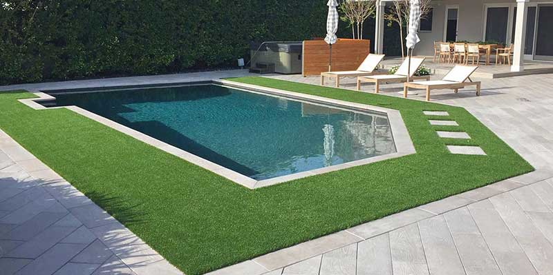 Artificial Grass For Pools Benefits, What To Put Under Above Ground Pool On Artificial Grass
