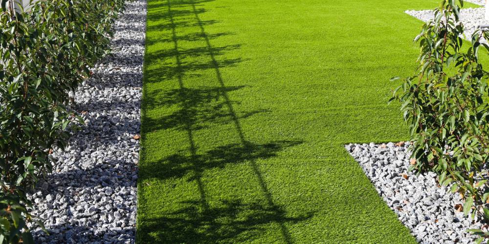 artificial grass landscaping banner