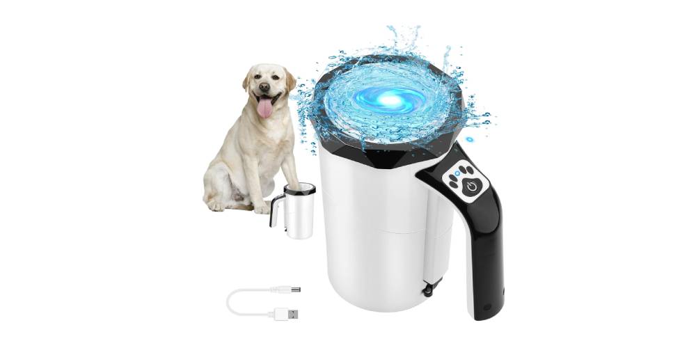 automatic dog paw cleaner