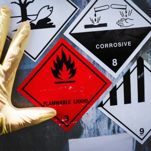 chemical damage on artificial grass