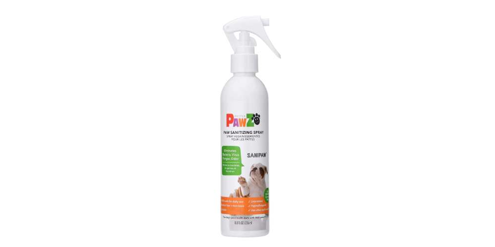 dog paw cleaner spray