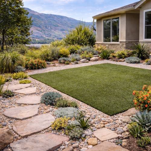 low maintenance landscaping artificial grass