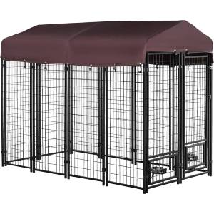 dog playpen with sun shade