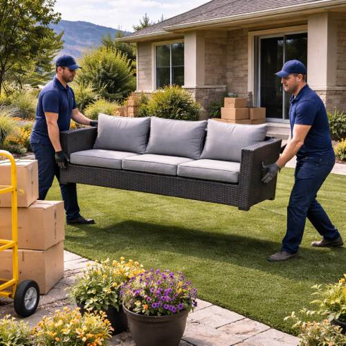 prepare yard for moving