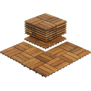 teak wood deck tiles